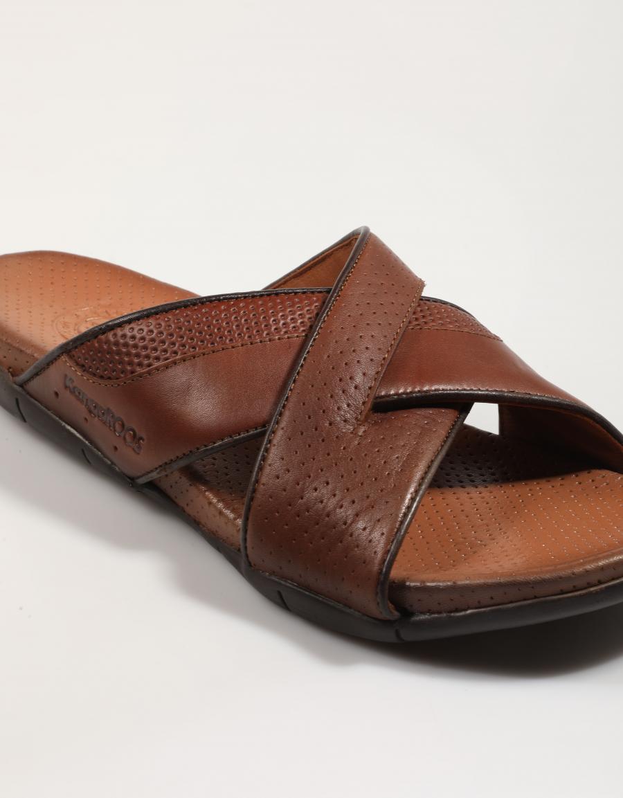 SANDALIAS KANGAROOS 853 en color Cuero