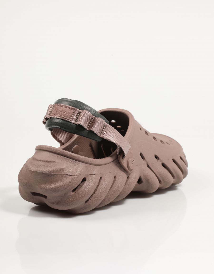 ZUECOS CROCS ECHO CLOG en color Taupe