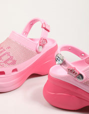 ZUECOS CROCS JUICY COUTURE BAE CLOG 211104 en color Morado