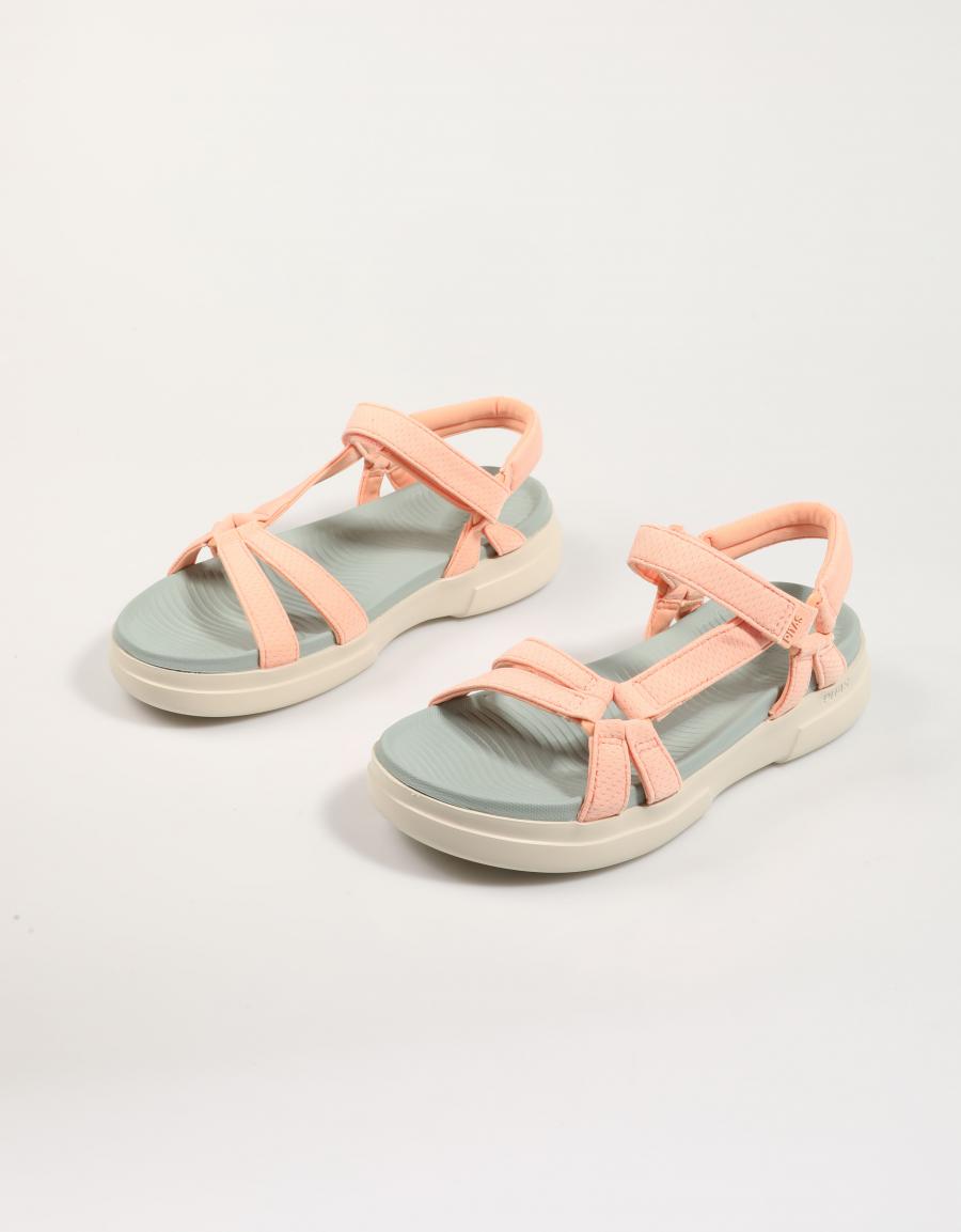 SANDALIAS WALKIN PITAS CLAIRE en color Naranja