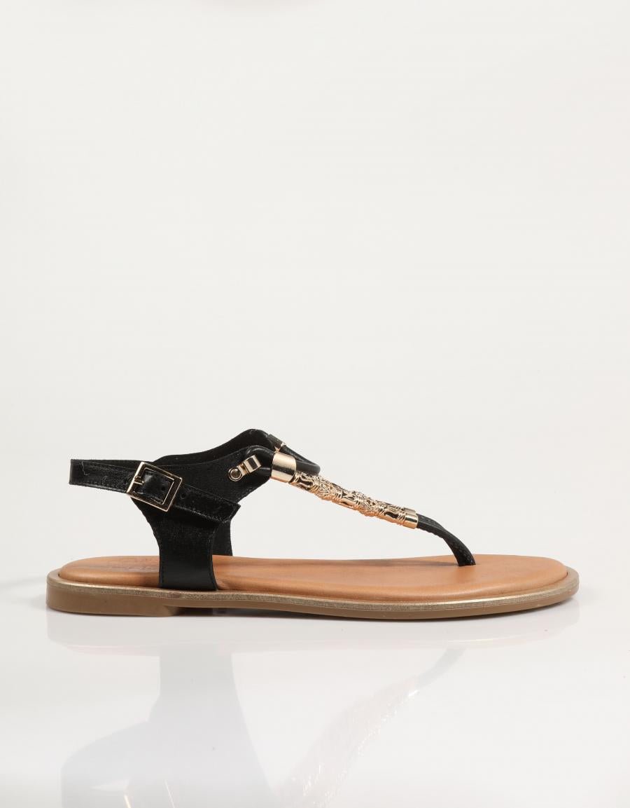 SANDALIAS PORRONET 3112 en color Negro
