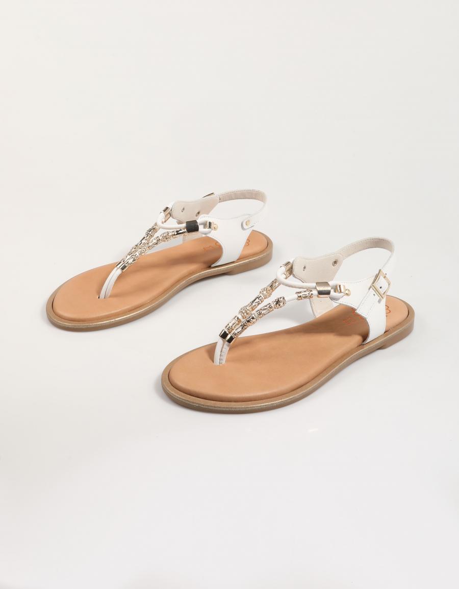 SANDALIAS PORRONET 3112 en color Blanco
