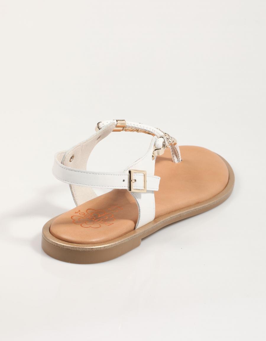 SANDALIAS PORRONET 3112 en color Blanco