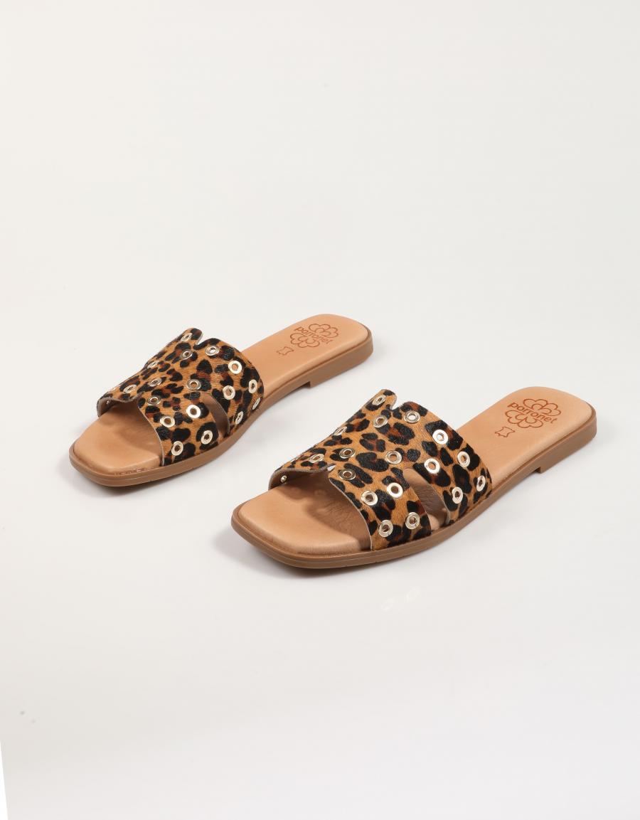 SANDALIAS PORRONET 3117 en color Marron