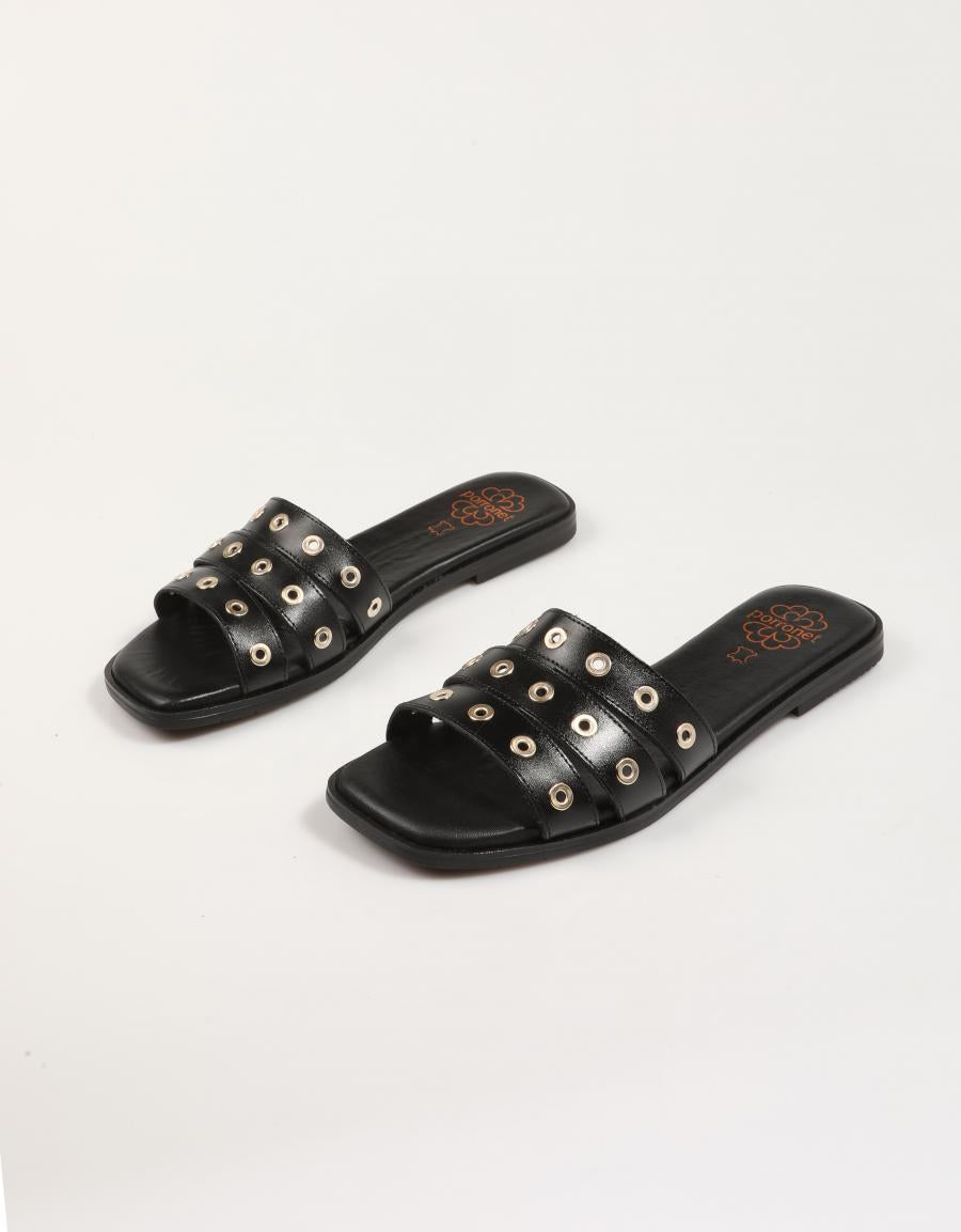 SANDALIAS PORRONET 3119 en color Negro