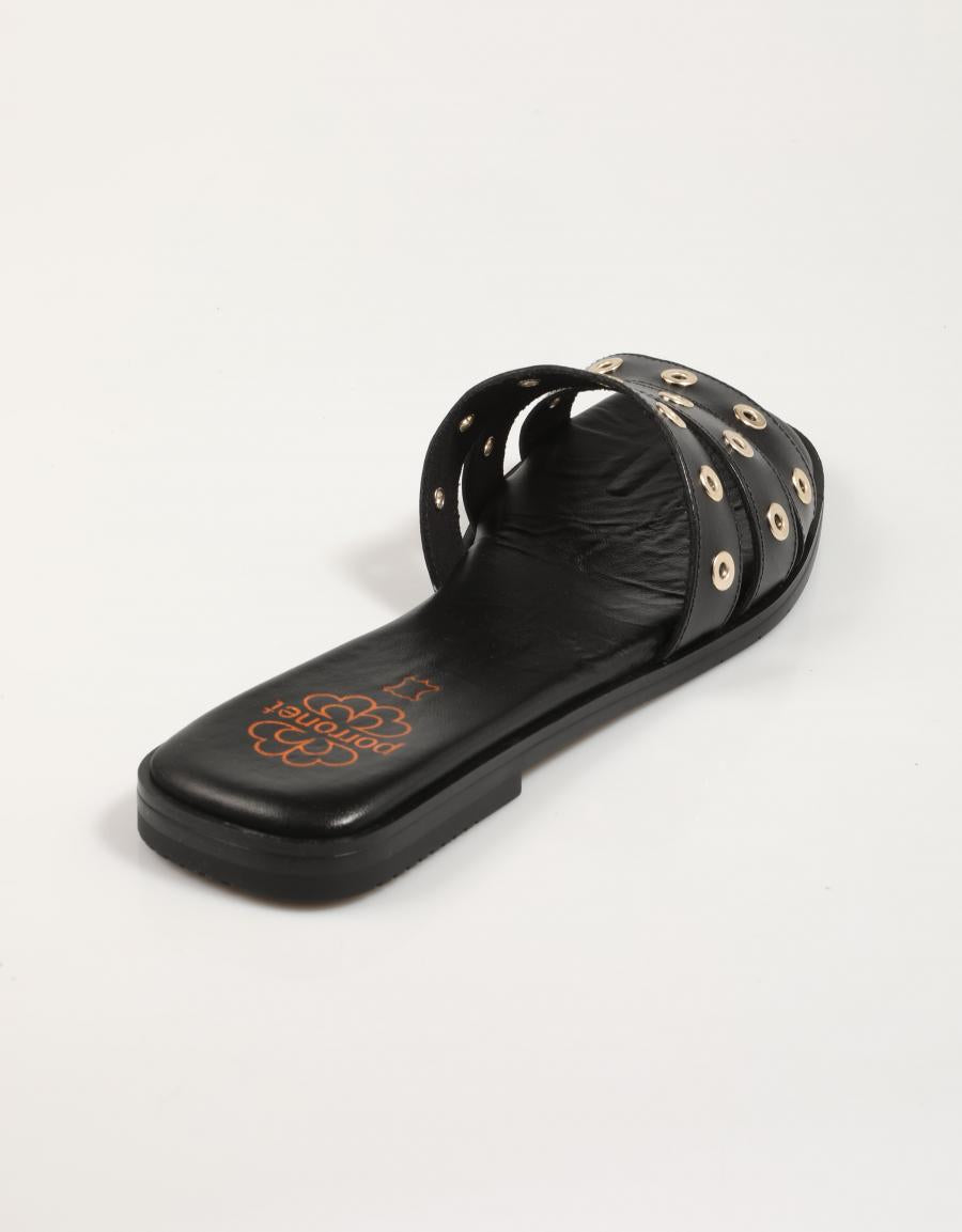 SANDALIAS PORRONET 3119 en color Negro