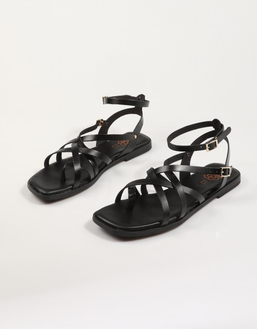 SANDALIAS PORRONET 3121 en color Negro