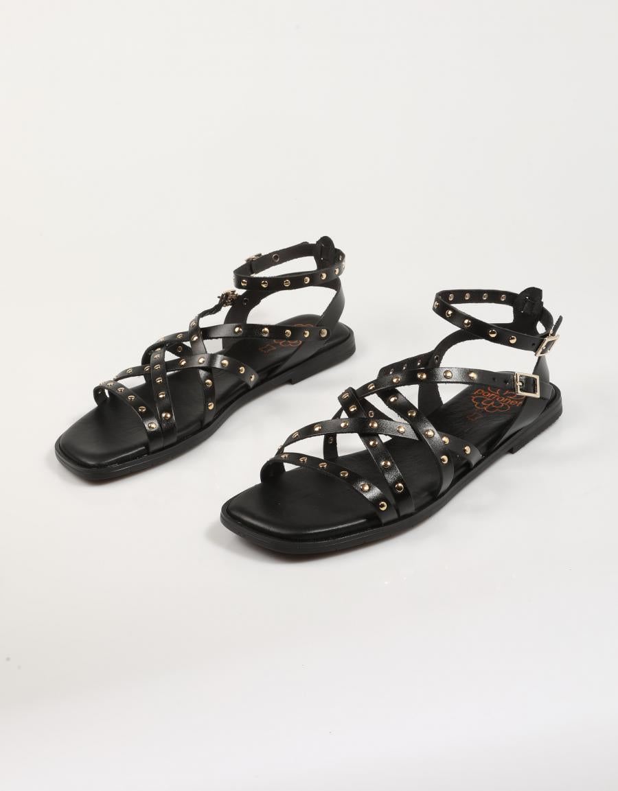 SANDALIAS PORRONET 3122 en color Negro