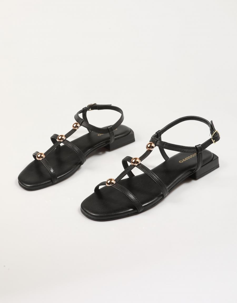 SANDALIAS GIOSEPPO STINTETT 75076 P en color Negro