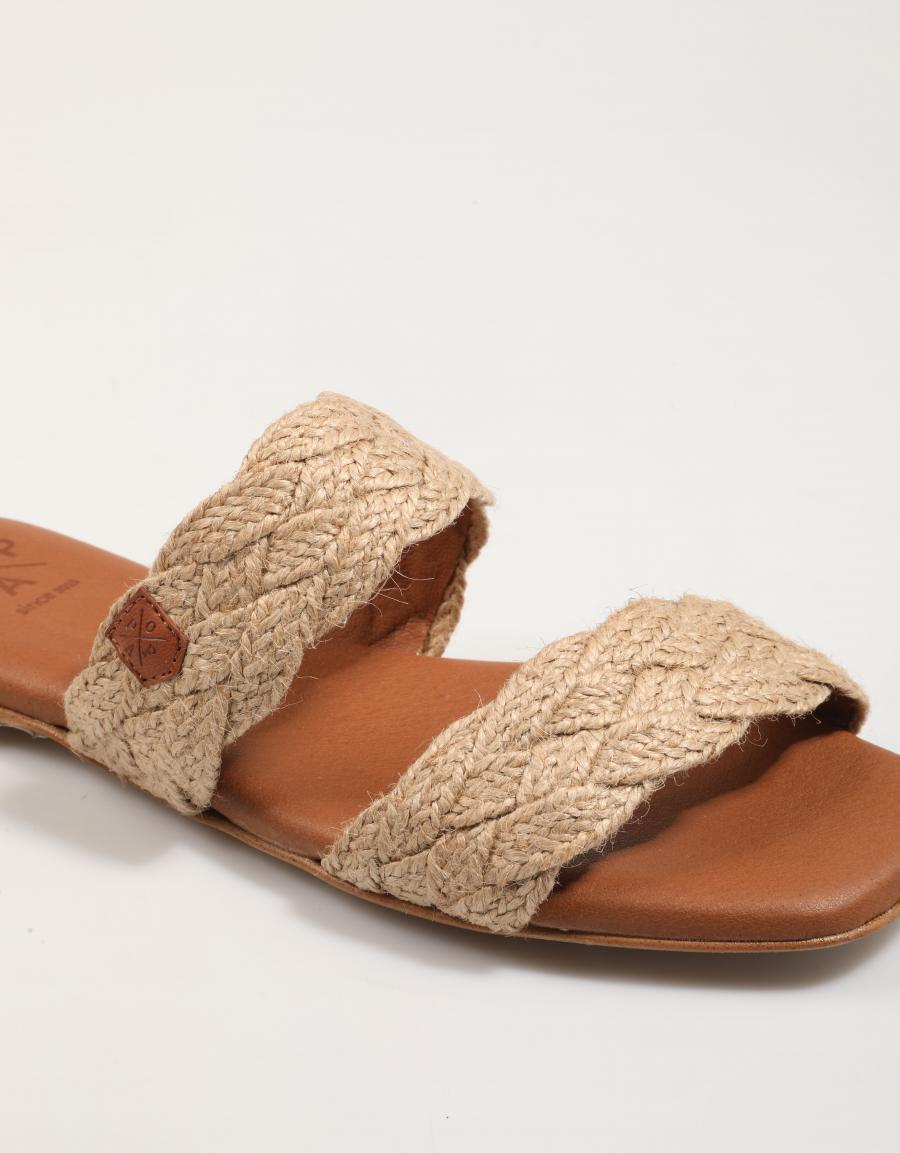 POPA SURIN RUMA, SANDALIAS Cuero Lona 87998 – Mayka