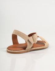 SANDALIAS POPA LEYTE SERRAJE en color Beige