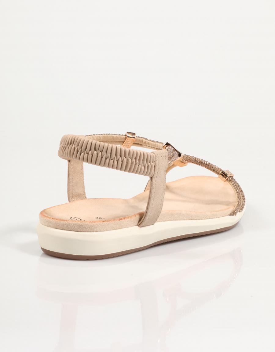 SANDALIAS EXE BZX63164 RR2 en color Oro