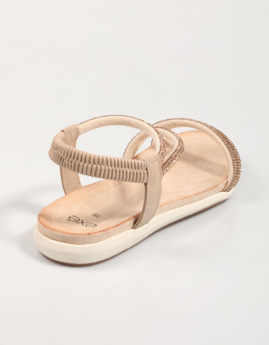 SANDALIAS EXE BZX63164-RR1 en color Oro