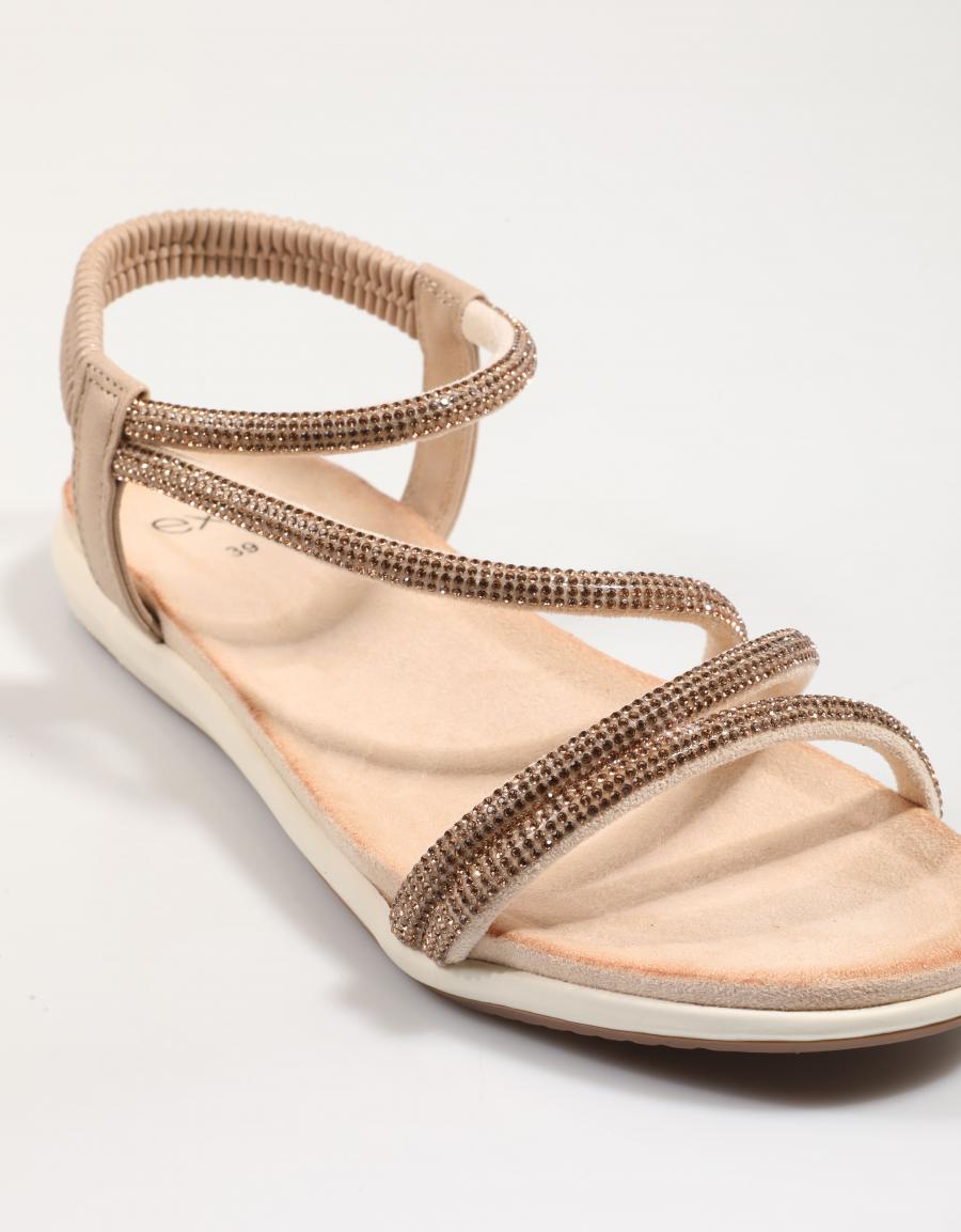 SANDALIAS EXE BZX63164-RR1 en color Oro