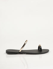 SANDALIAS NICOLAS LAINAS 313L T en color Negro