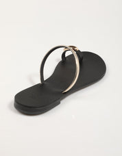 SANDALIAS NICOLAS LAINAS 313L T en color Negro