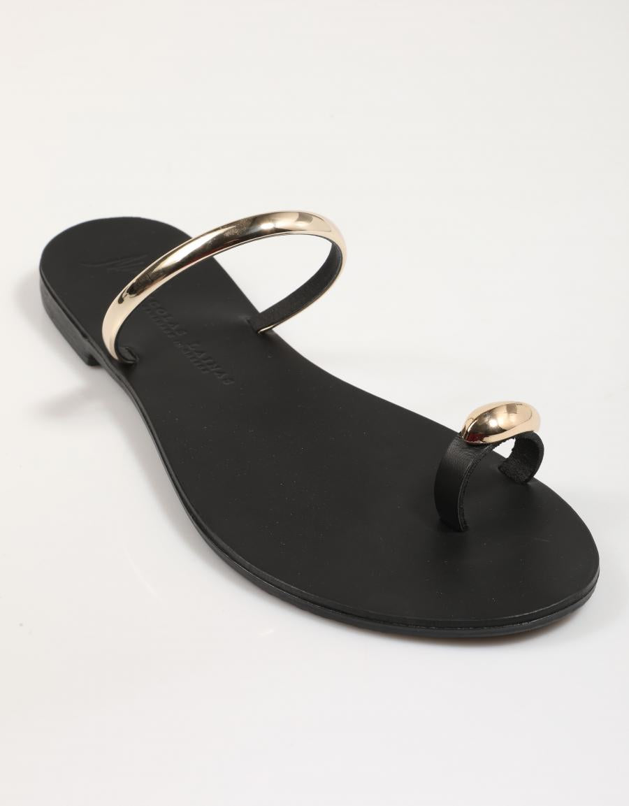 SANDALIAS NICOLAS LAINAS 313L T en color Negro
