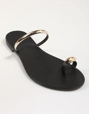 SANDALIAS NICOLAS LAINAS 313L T en color Negro