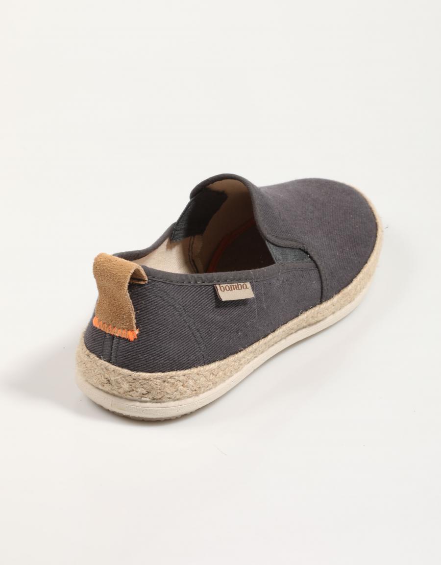 ZAPATOS BAMBA ANDRE ELASTICOS LONA LAVADA en color Azul marino