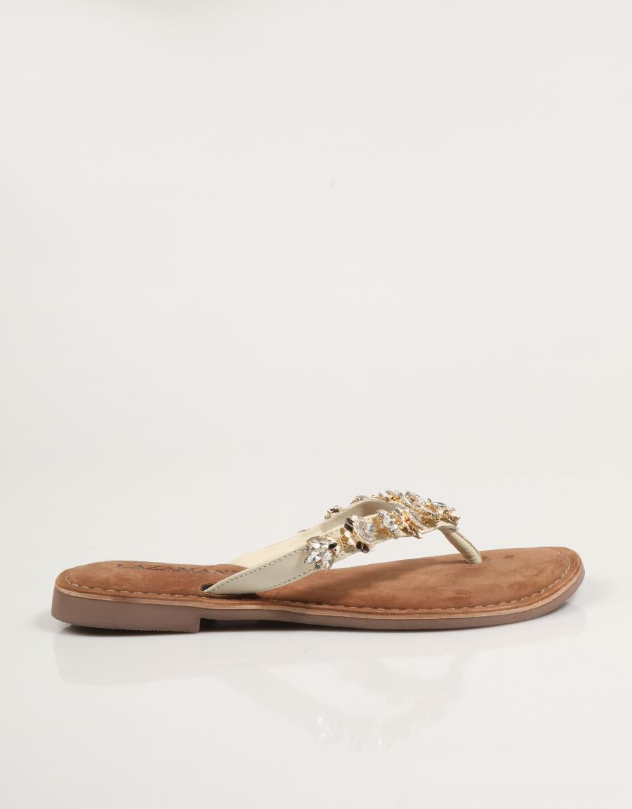 SANDALIAS LAZAMANI 75877 en color Blanco