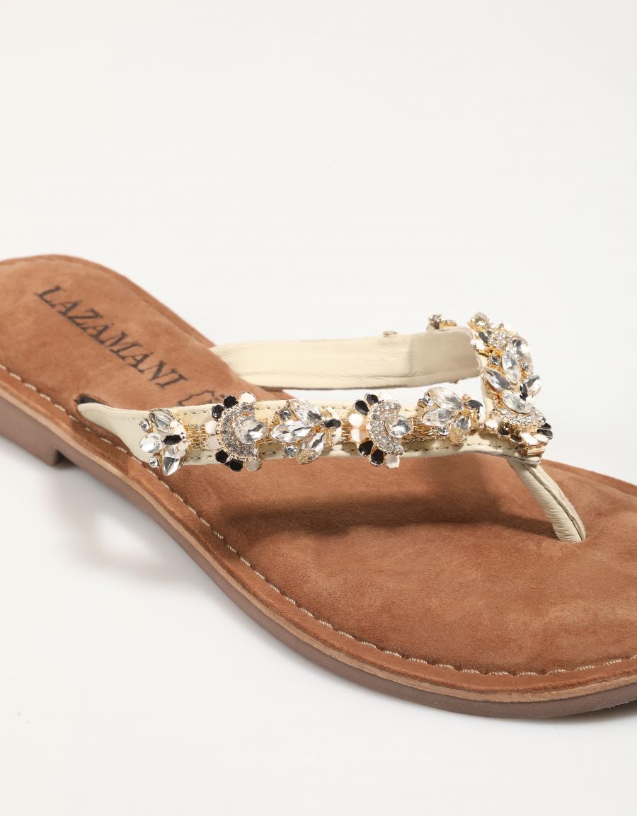 SANDALIAS LAZAMANI 75877 en color Blanco