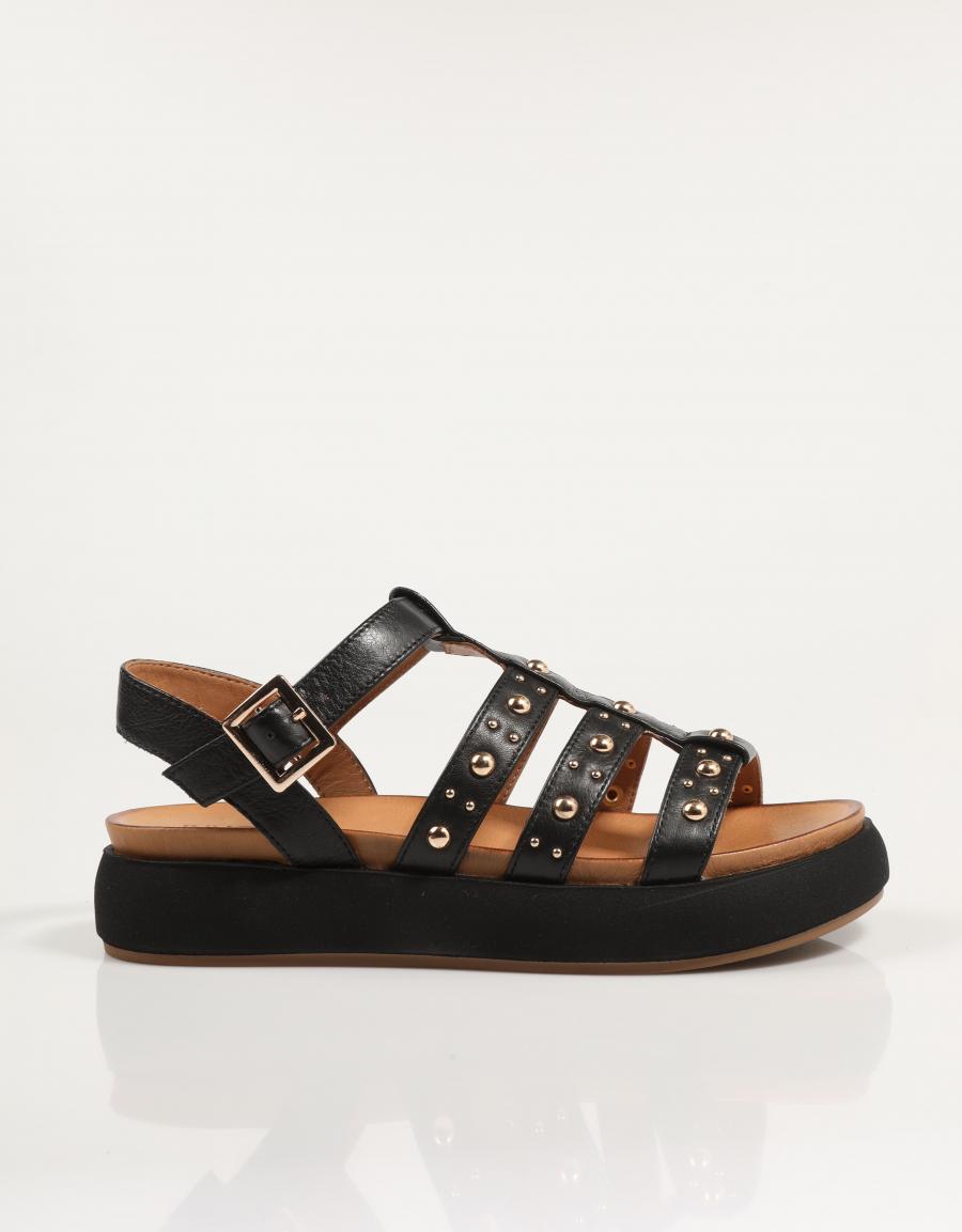 SANDALIAS INUOVO A96043 en color Negro