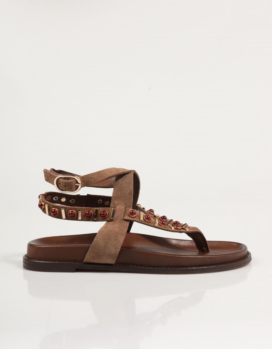 SANDALIAS INUOVO D51001 en color Cuero