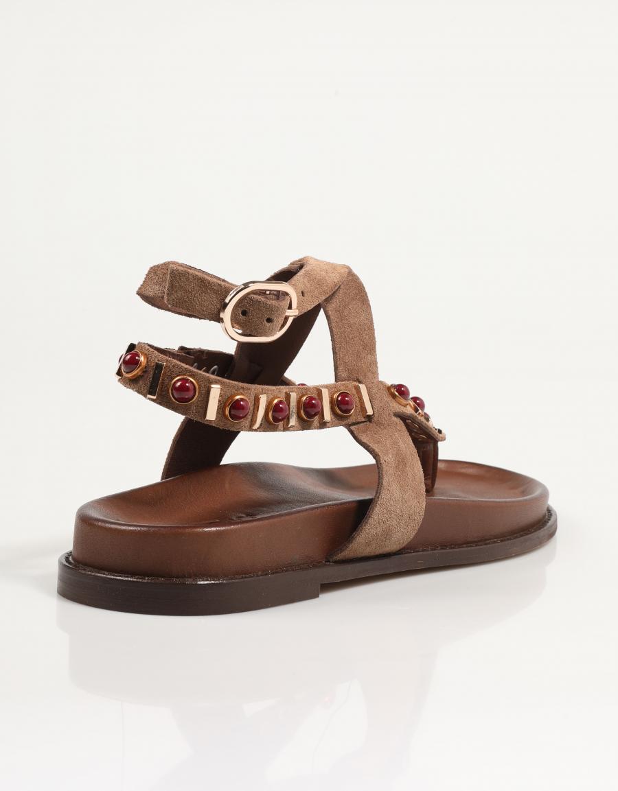 SANDALIAS INUOVO D51001 en color Cuero