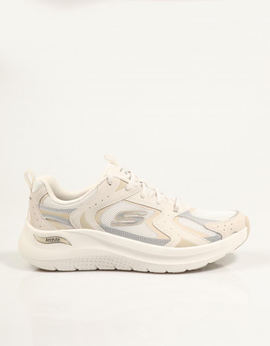 ZAPATILLAS SKECHERS ARCH FIT 2 0 VINTAGE LUXE en color Beige