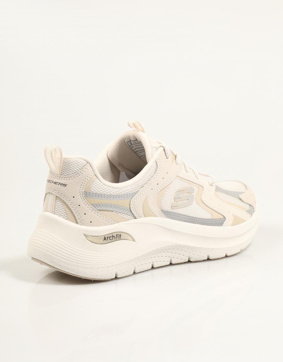 ZAPATILLAS SKECHERS ARCH FIT 2 0 VINTAGE LUXE en color Beige