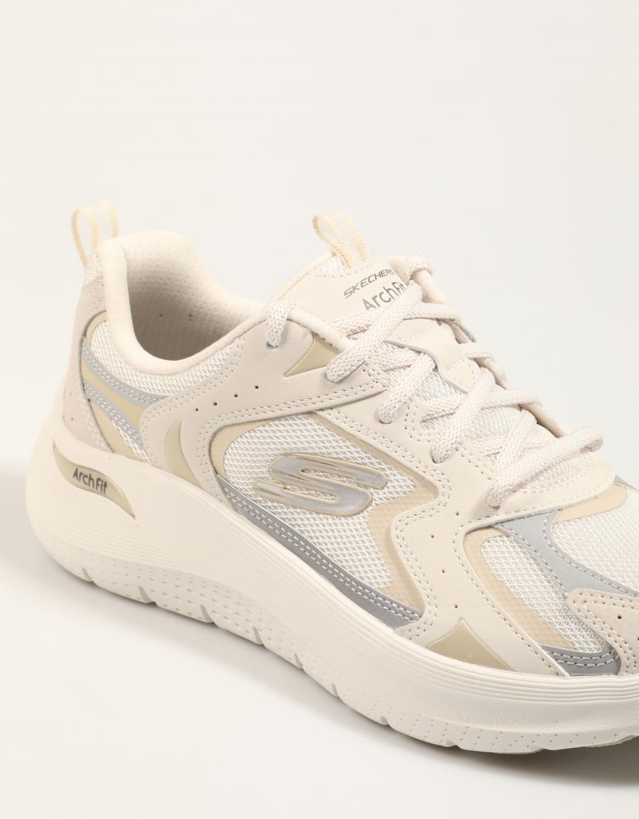 ZAPATILLAS SKECHERS ARCH FIT 2 0 VINTAGE LUXE en color Beige