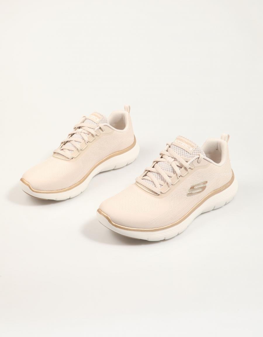ZAPATILLAS SKECHERS FLEX APPEAL 5 0 en color Beige