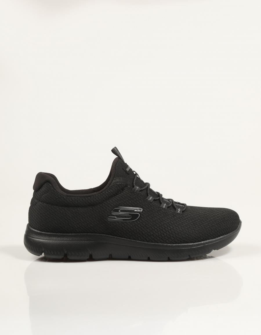 ZAPATILLAS SKECHERS SUMMITS SUMMER BLUSH en color Negro
