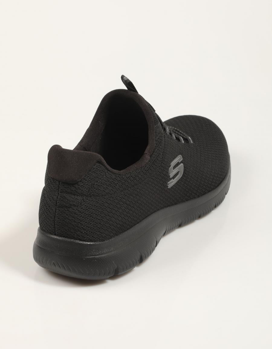 ZAPATILLAS SKECHERS SUMMITS SUMMER BLUSH en color Negro