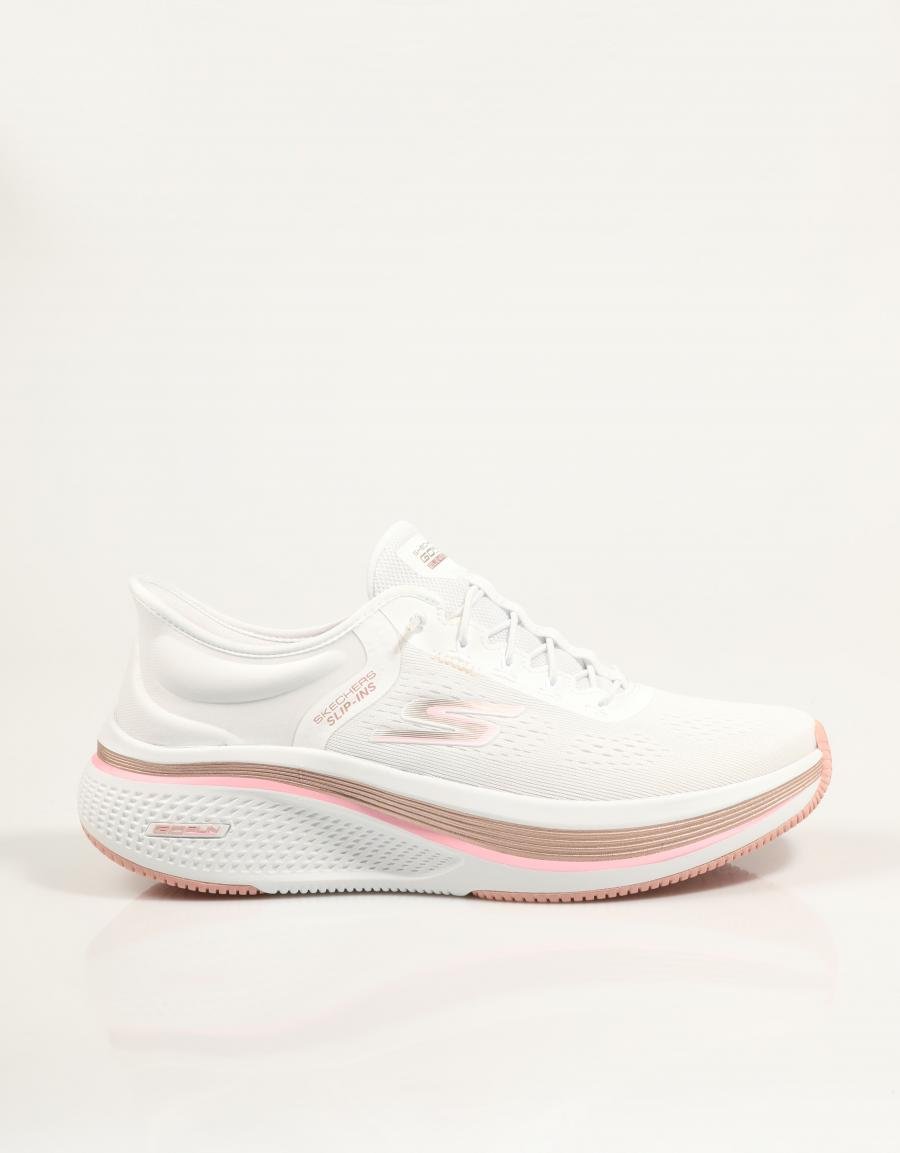 ZAPATILLAS SKECHERS SLIP INS GO RUN ELEVATE en color Blanco