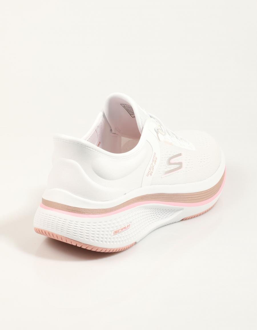 ZAPATILLAS SKECHERS SLIP INS GO RUN ELEVATE en color Blanco
