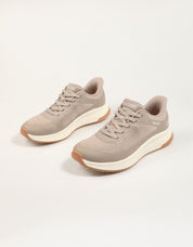 ZAPATILLAS SKECHERS SLIP INS BOBS SQUAD 4 en color Taupe