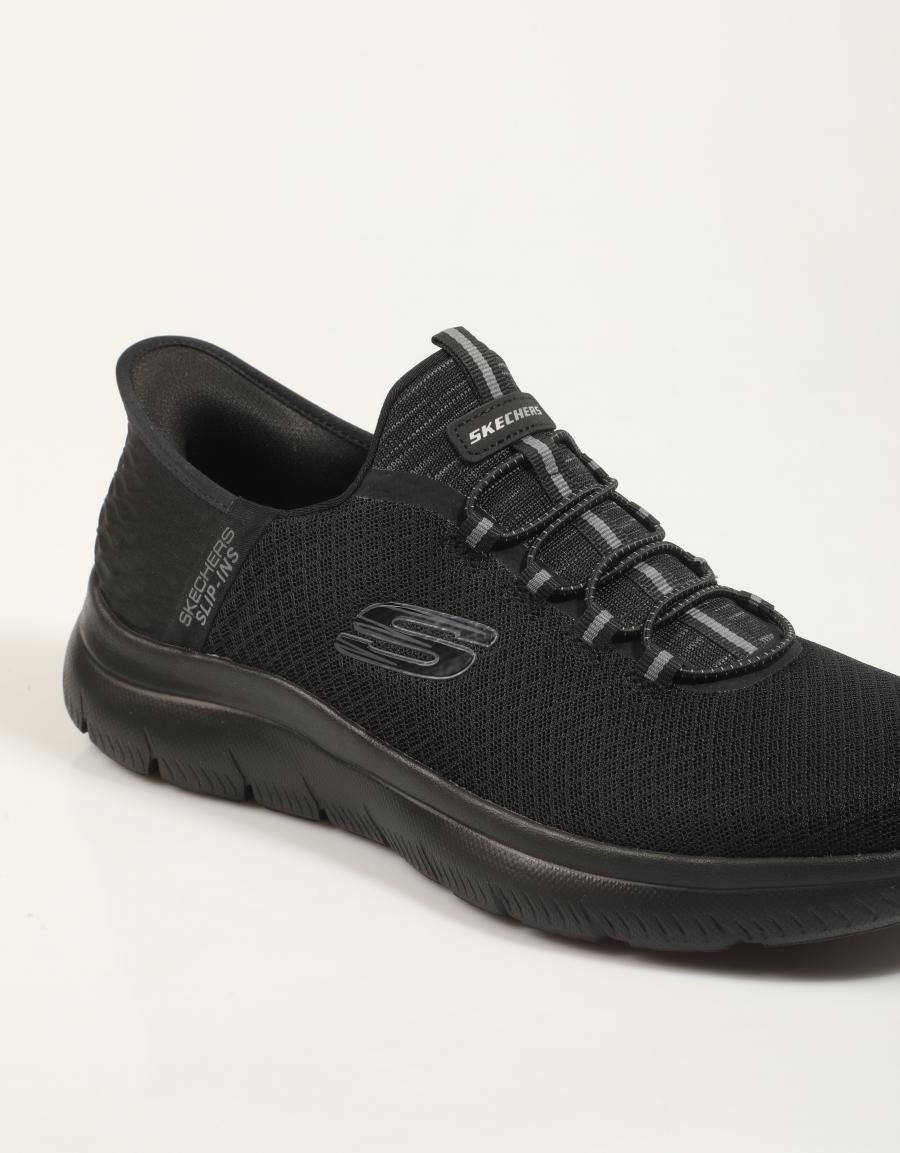 ZAPATILLAS SKECHERS SLIP INS SUMMITS HIGH RANGE en color Negro