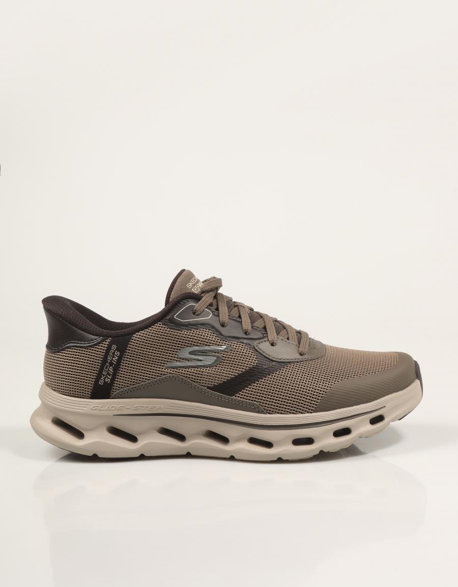 ZAPATILLAS SKECHERS SLIP INS GO WALK GLIDE STEP en color Taupe