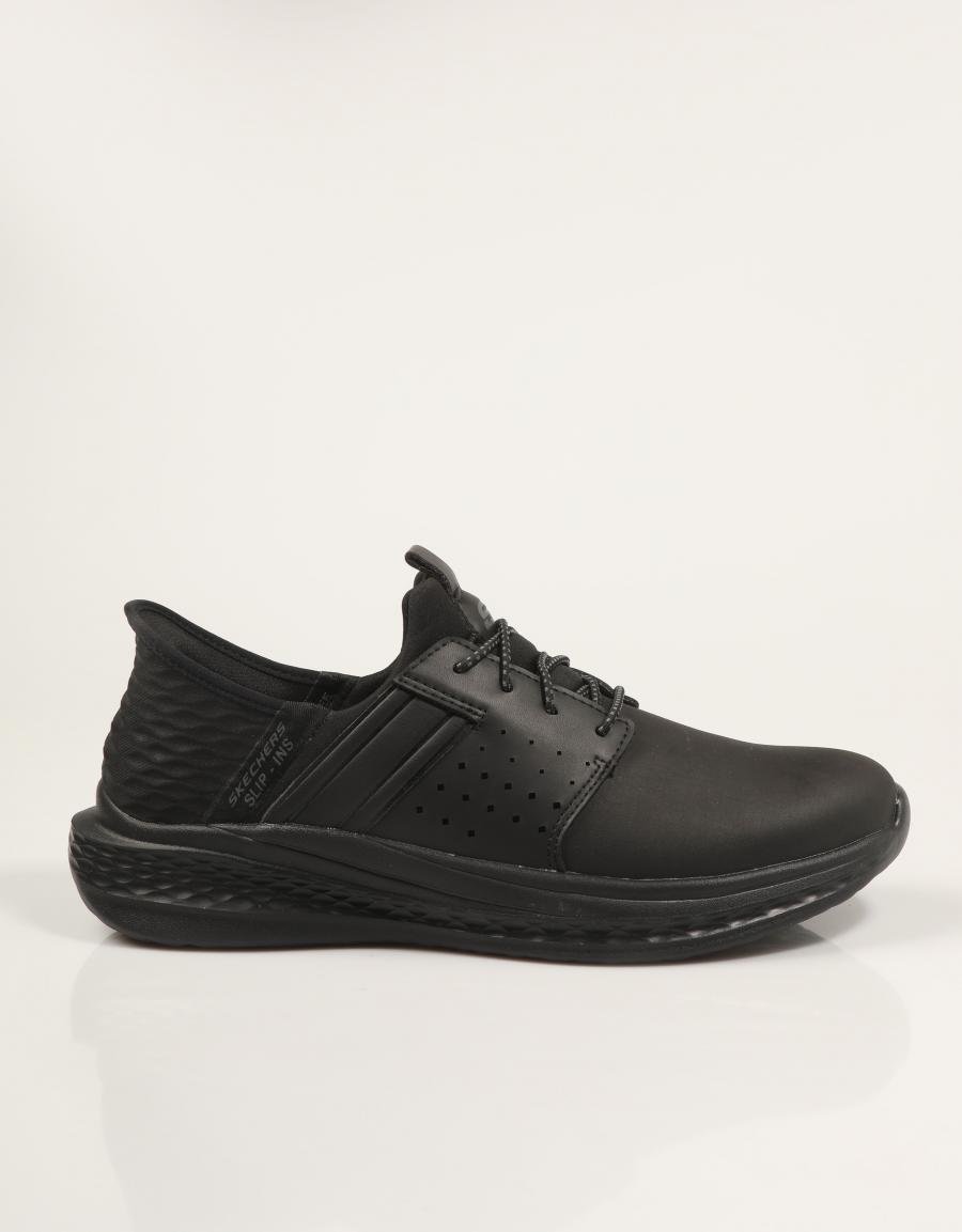 ZAPATILLAS SKECHERS SLIP INS R F SLADE ZACHARY en color Negro