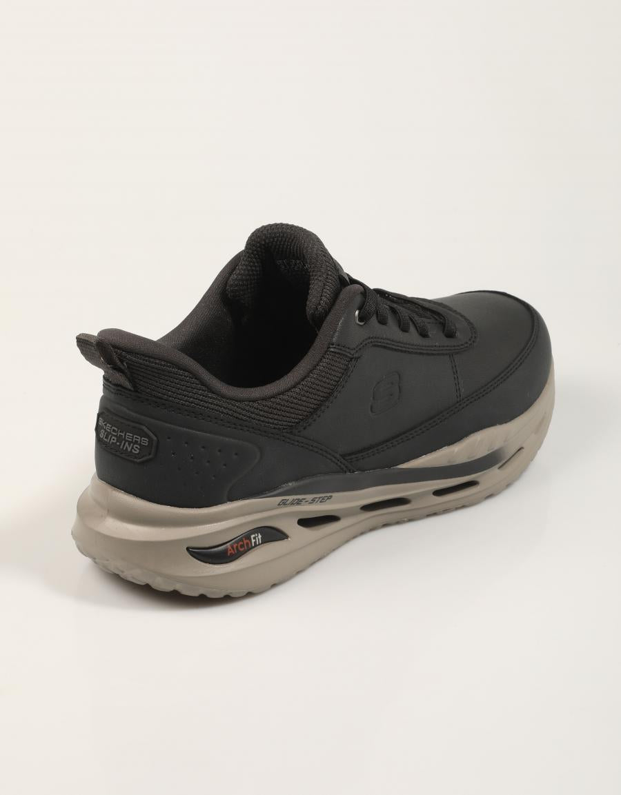 ZAPATILLAS SKECHERS SLIP INS ARCH FIT ORVAN en color Negro
