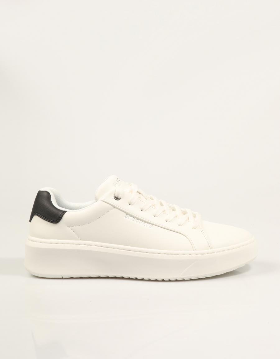 ZAPATILLAS SKECHERS COURT BREAK SUIT SNEAKER en color Blanco