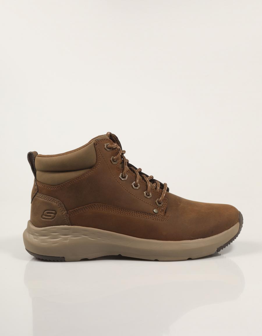 BOTINES SKECHERS RELAXED FIT PARSON EDERIC en color Cuero