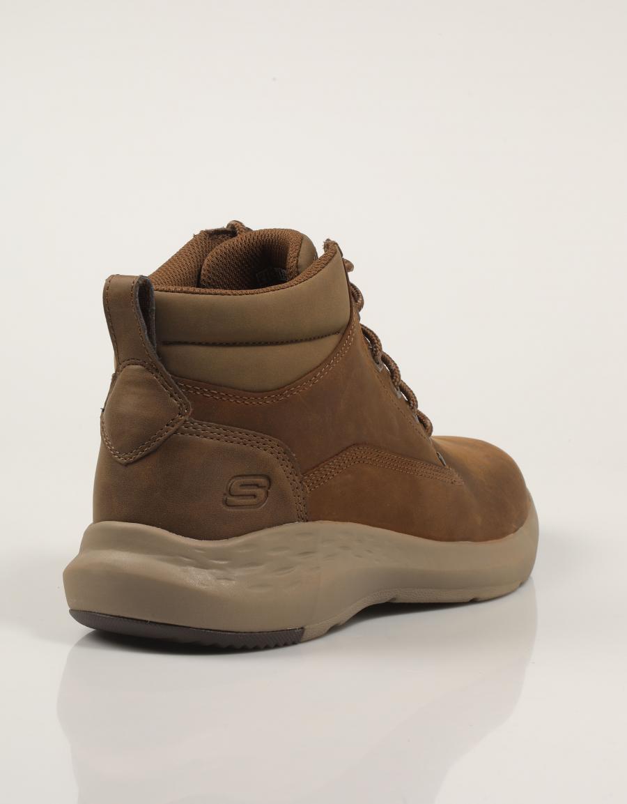 BOTINES SKECHERS RELAXED FIT PARSON EDERIC en color Cuero