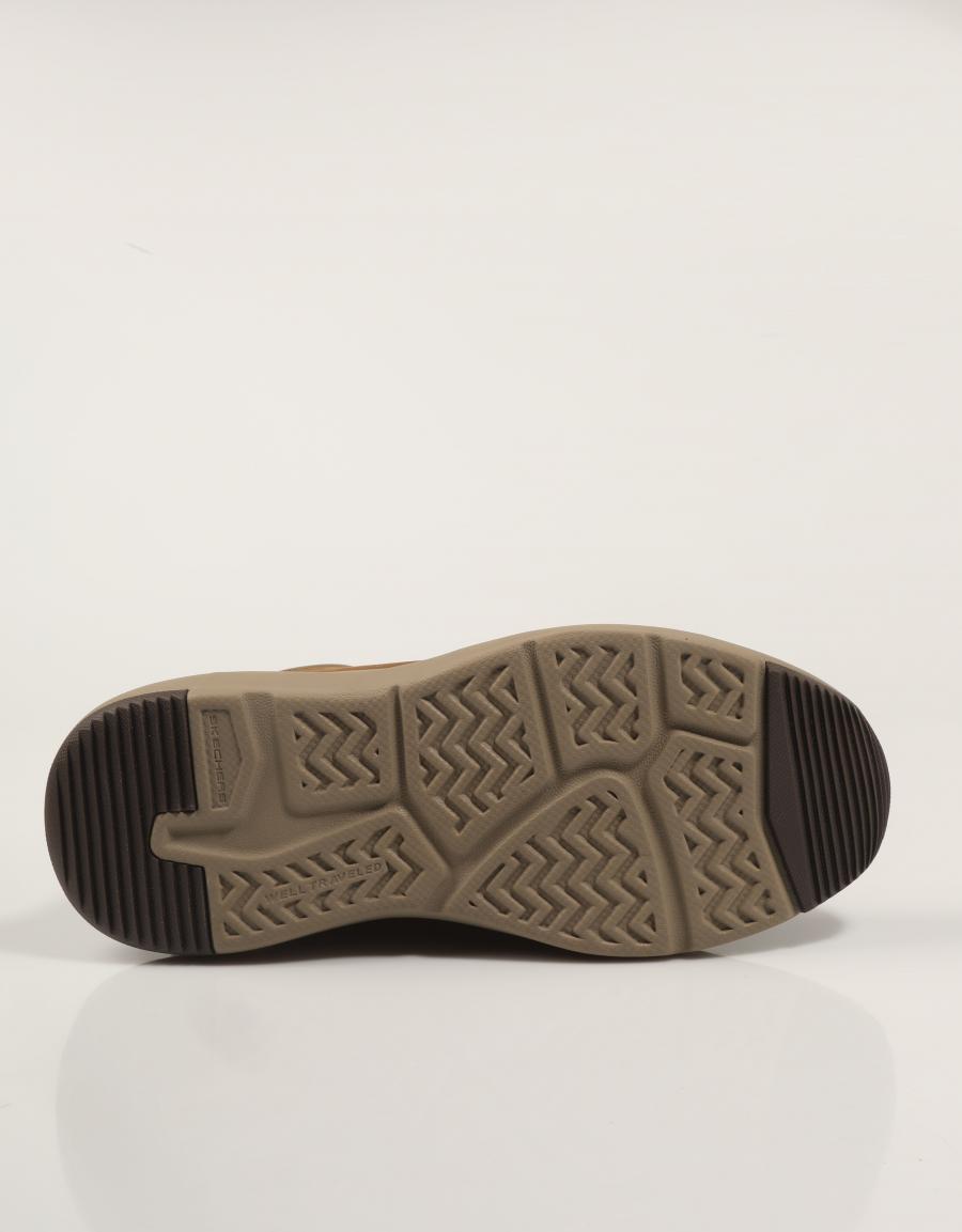 BOTINES SKECHERS RELAXED FIT PARSON EDERIC en color Cuero