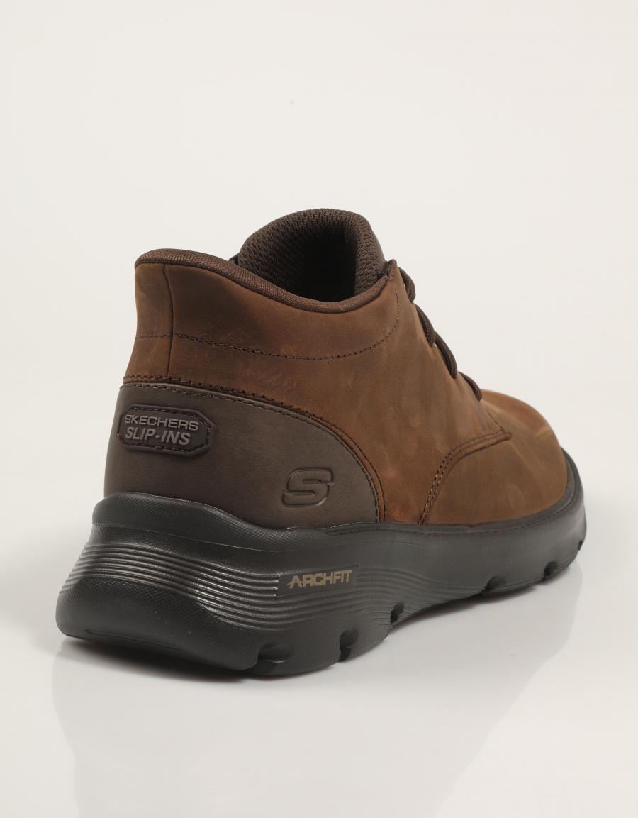 BOTINES SKECHERS ARCH FIT GARZA en color Marron