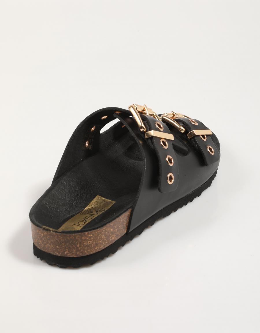 SANDALIAS TAKE ME ROS 2503 C001 en color Negro