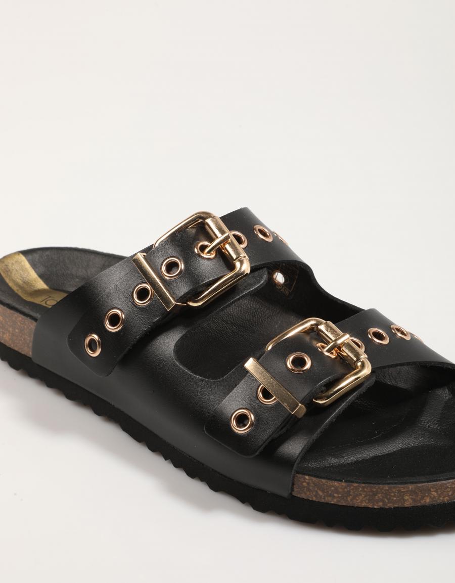 SANDALIAS TAKE ME ROS 2503 C001 en color Negro