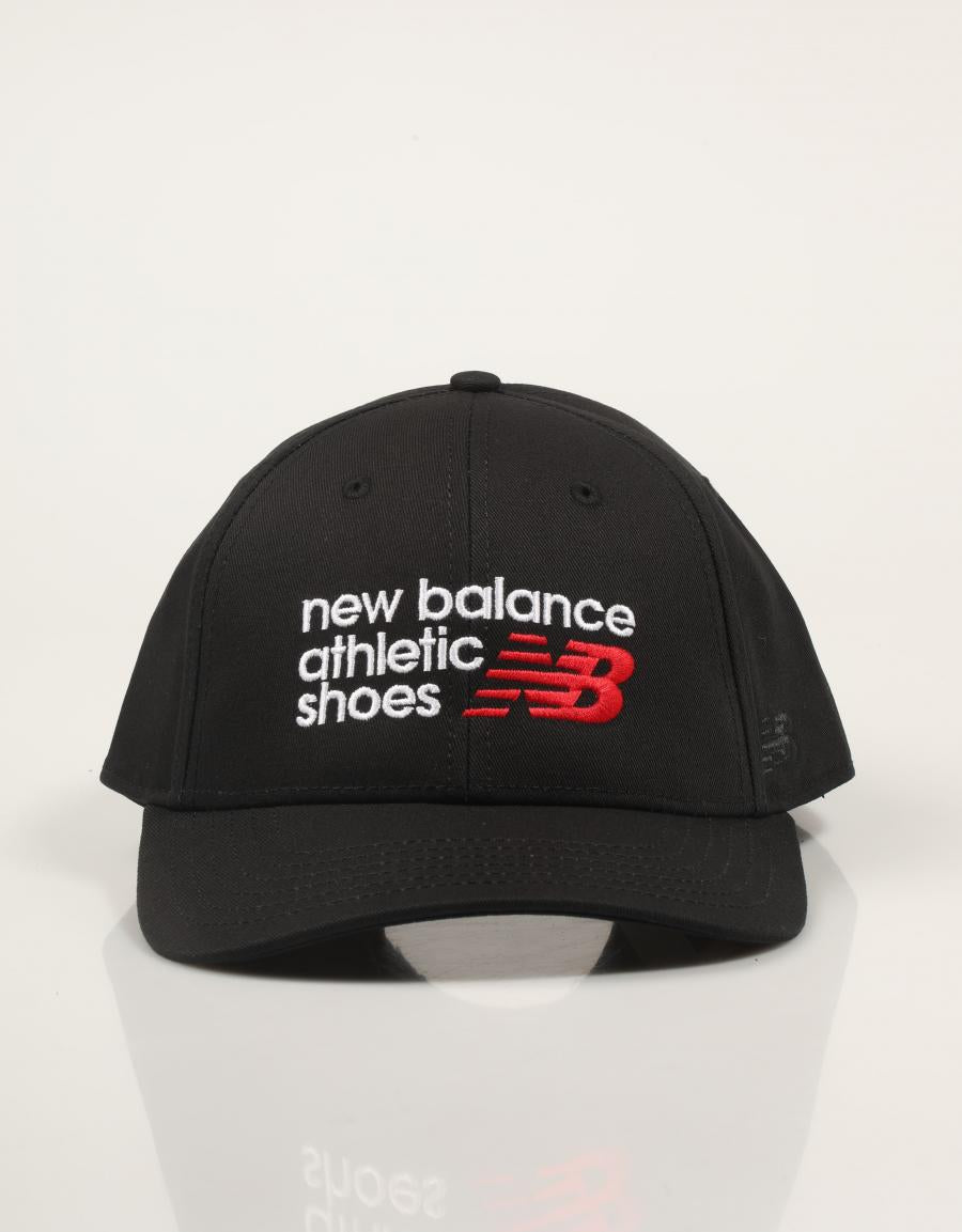 GORRA NEW BALANCE PANEL NB ATHLETICS en color Negro