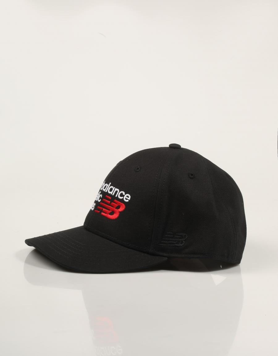 GORRA NEW BALANCE PANEL NB ATHLETICS en color Negro